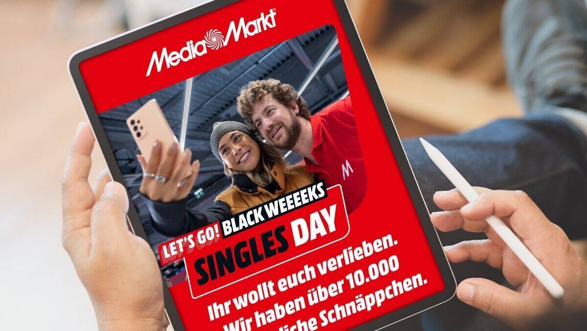 Mit dieser Kampagne trommelt Mediamarkt für den "Singles Day".
