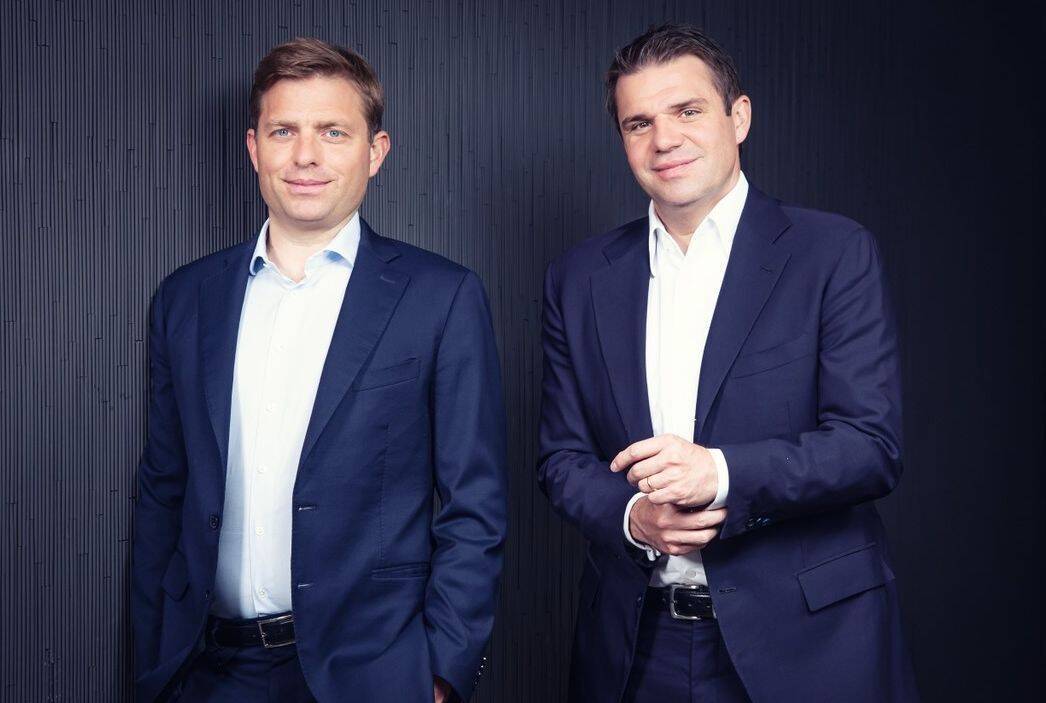 Alexander und Konstantin Sixt (von links)