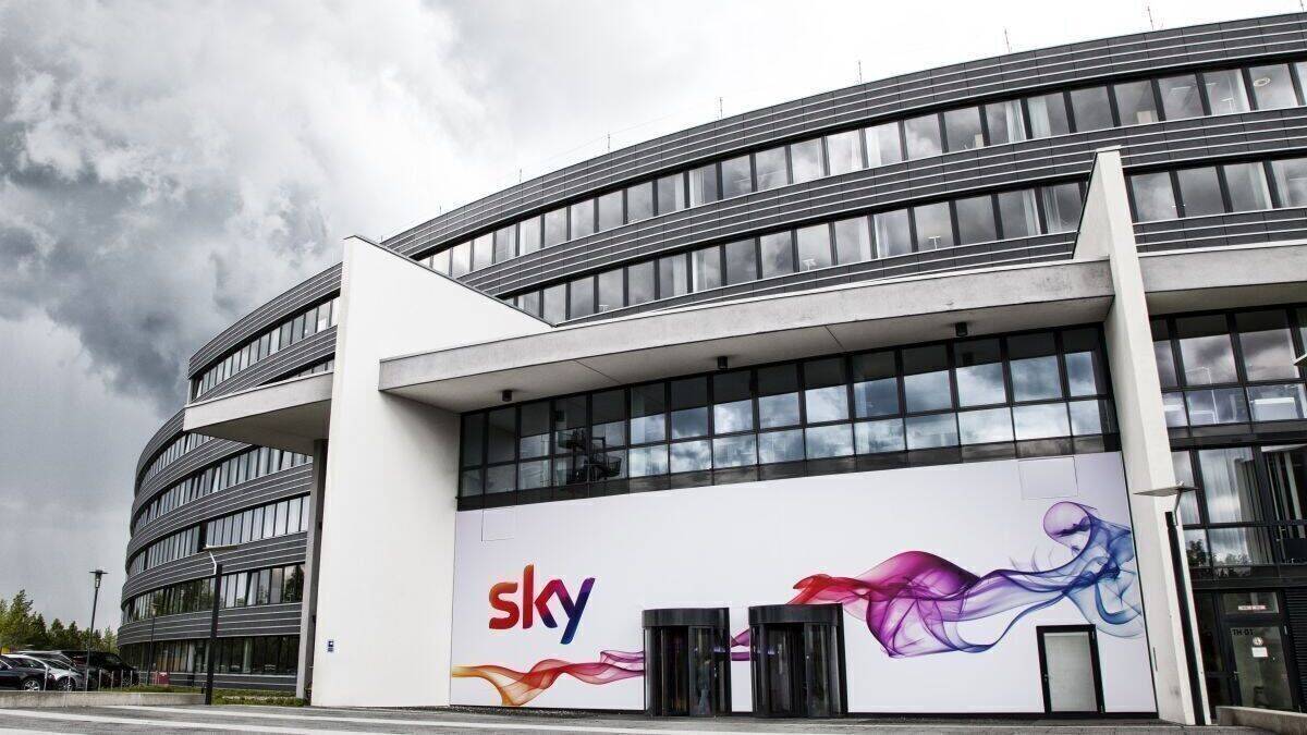 Die Firmenzentrale des Senders Sky in München.