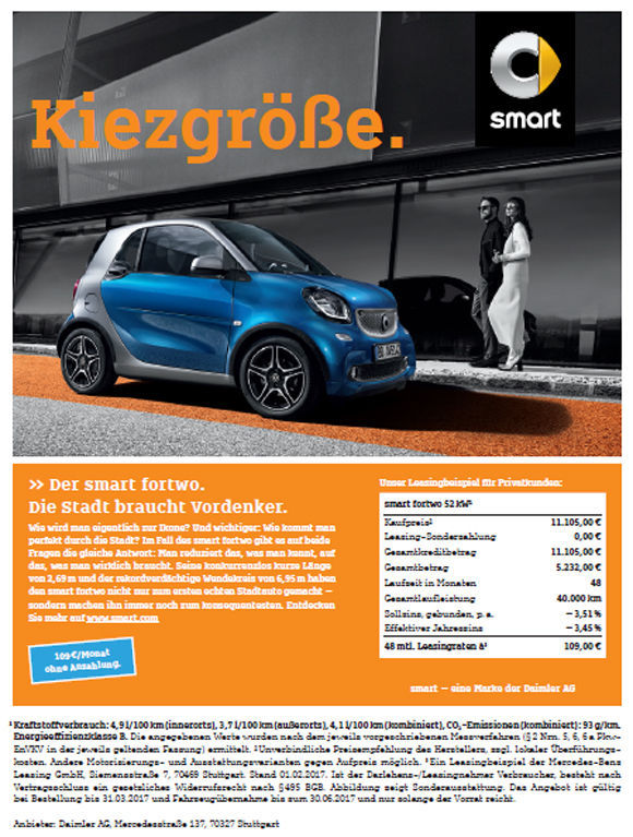 Smart-Anzeige (Abb.: BBDO Berlin)