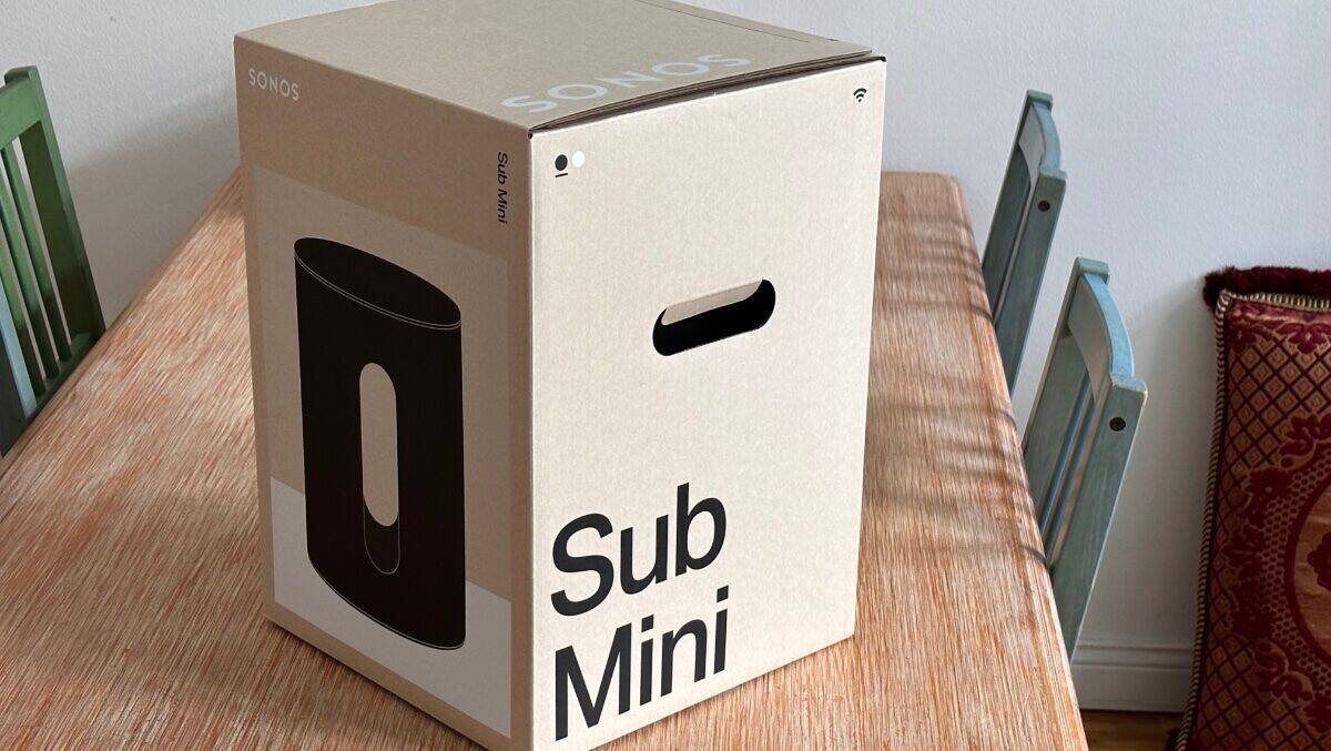 Ausgepackt: W&V hat den neuen Sonos Sub Mini ausführlich vorab angehört.