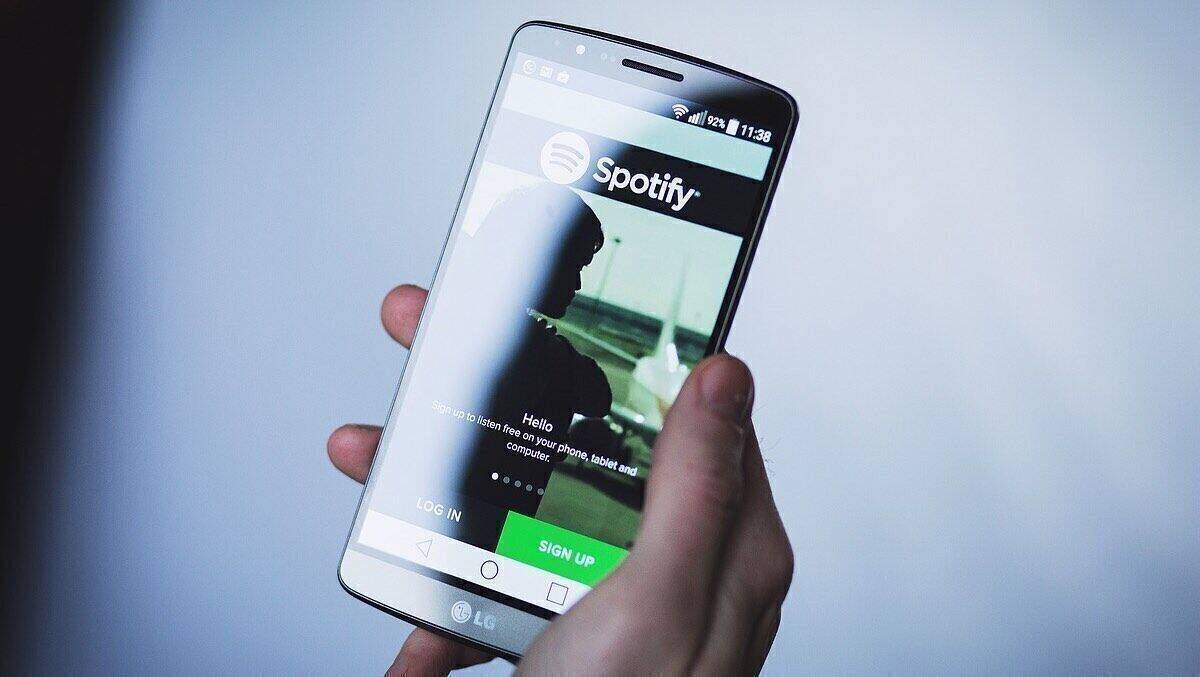 Die mobile Anwendung von Spotify: Musik für unterwegs, aber auch von "Geistern"...