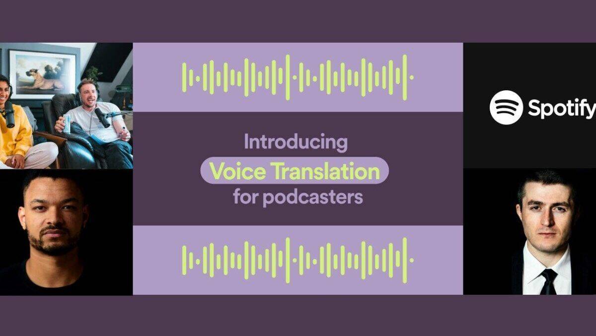 Spotify präsentiert neue Podcast-KI-Übersetzungstools.