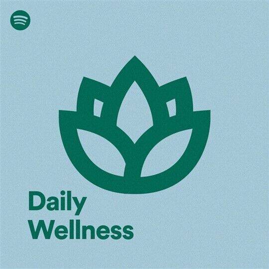 Mit diesem Logo bewirbt Spotify die neue Playlist "Daily Wellness".