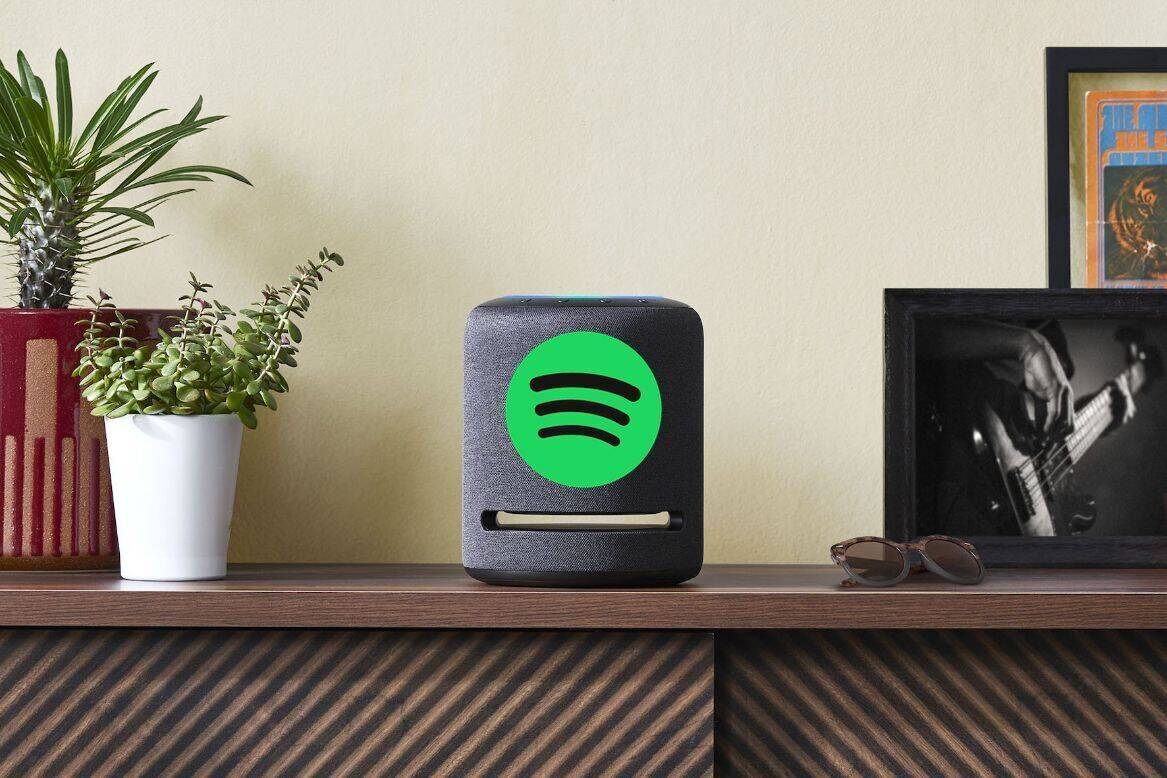 Spotify-Podcasts können ab sofort in Deutschland auch über Amazons Echo-Geräte angesteuert werden.