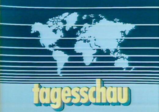 Ein wenig erinnert die schraffierte Weltkarte an die Tagesschau aus den 70ern.