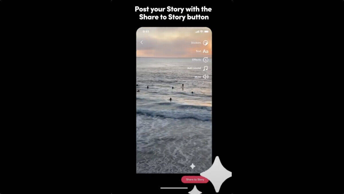 Tiktok testet eine neue Stories-Funktion.