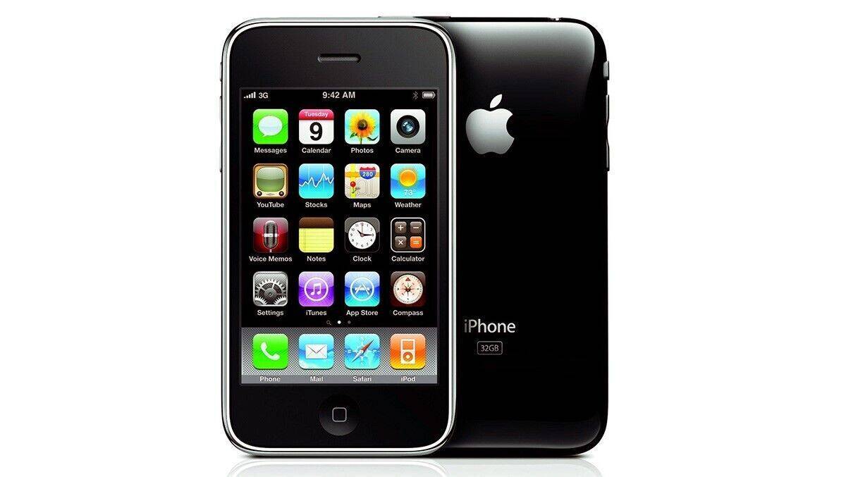 Das iPhone 3G mit UMTS war 2008 das erste erfolgreiche 3G-Smartphone.