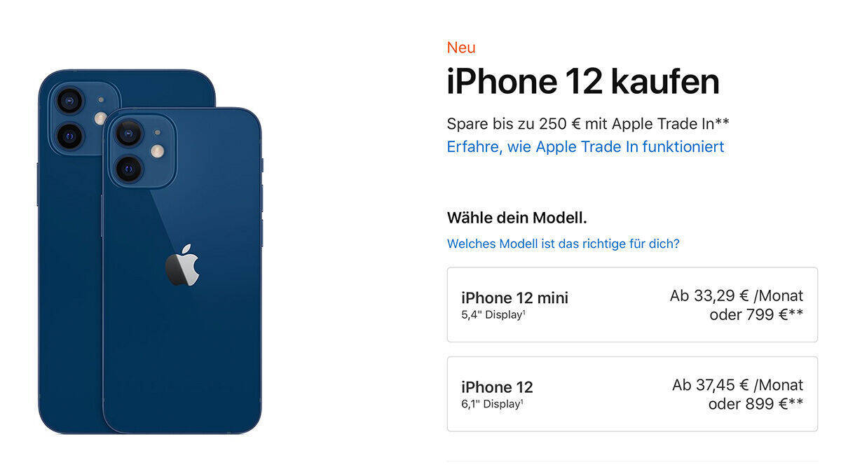 Neues altes Apple-Gefühl: Die iPhones haben keine krummen Preise mehr.