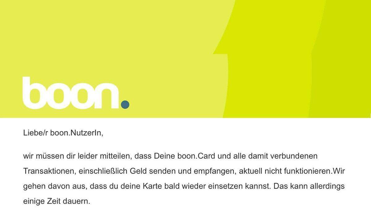 Gelbschwierigkeiten: Schlechte Nachrichten für Nutzer des Wirecard-Dienstes Boon.