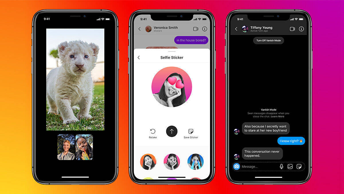 Instagram und Facebook – der neue Messenger-Mix.