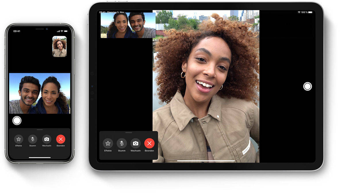 Video-Chats werden in Corona-Zeiten immer wichtiger: Mit FaceTime lassen sich sogar sehenswerte Portrait-Aufnahmen gestalten.