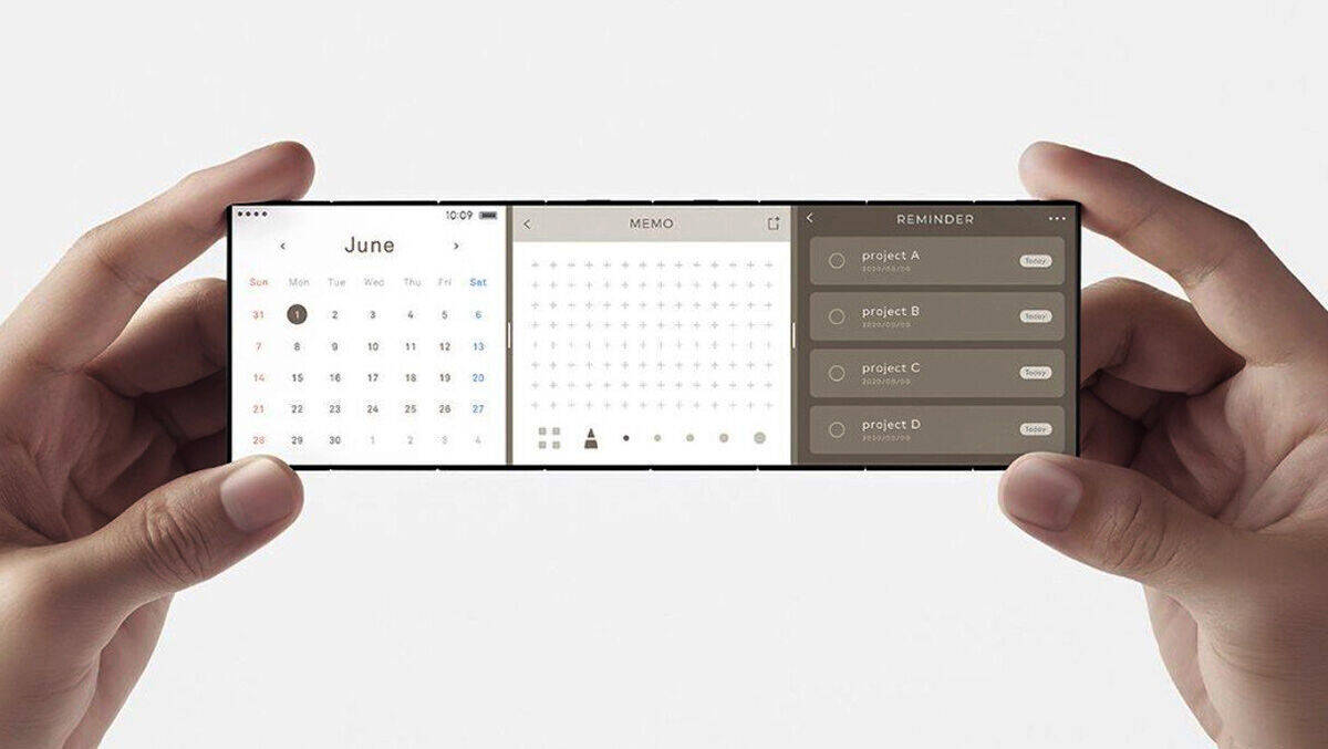 Doppelt gefaltet hält besser – das neue Handy-Konzept aus China.