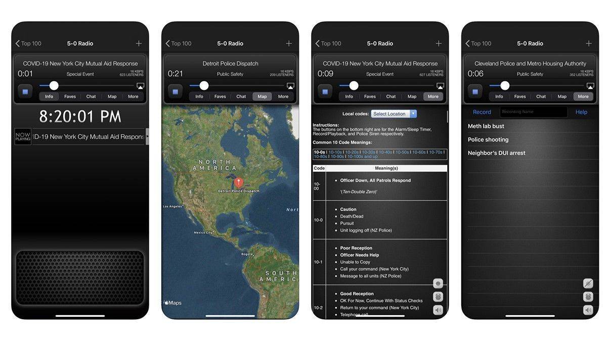 Proteste gegen Polizeigewalt in den USA sorgen für einen Boom von Apps wie "5-0 Radio Police Scanner".