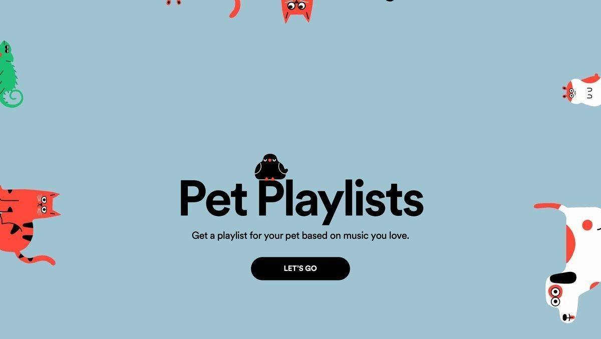 Mit diesem witzigen Logo wirbt der Musikstreaming-Dienst für seine tierische Aktion.