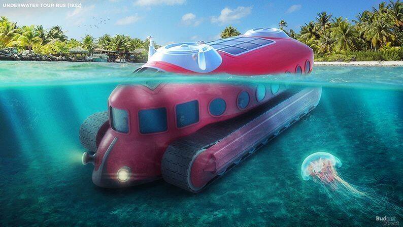 Nichts für Klaustrophobiker: der Unterwasser-Bus.