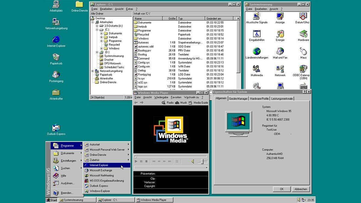 Windows 95: Vor einem Vierteljahrhundert begann die Computer-Zukunft.