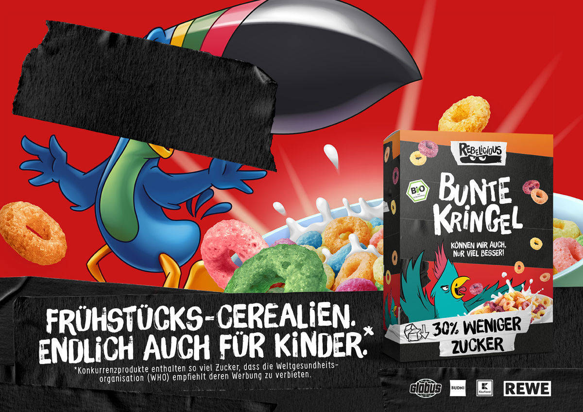 Plakatmotiv aus der Rebelicious-Kampagne
