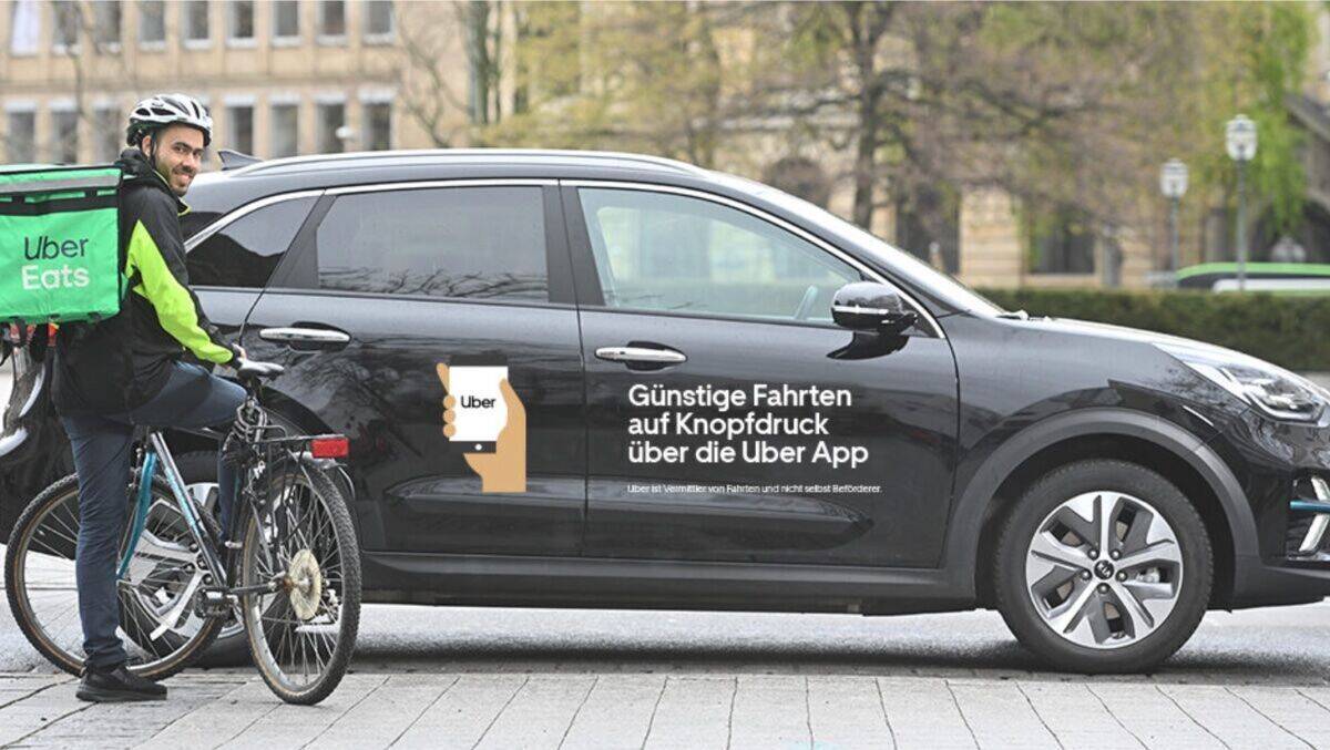 Fahrbereit und essensbereit: Uber mit Doppelstrategie.