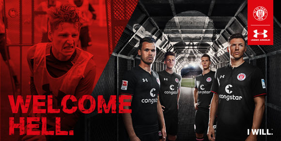 Eines der Printmotive der Under Armour/St. Pauli-Kampagne (Abb.: Nordpol)