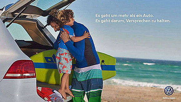 Nach #Dieselgate: VW beglückt den Werbemarkt (Motiv: Unternehmen).