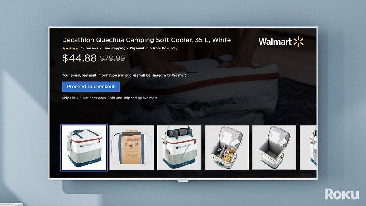 Walmart Roku Shoppable Ad