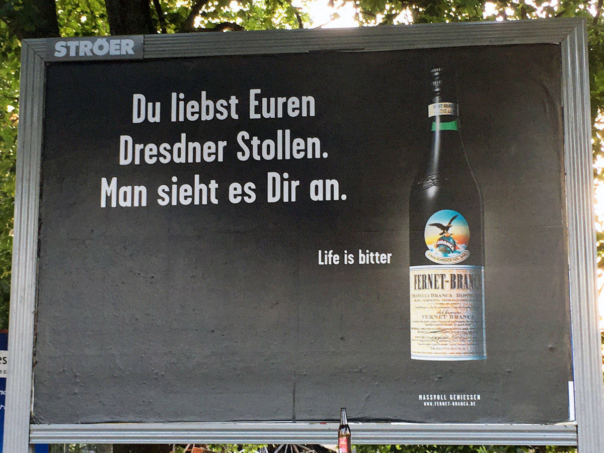 Die neueste Provokation der Hamburger Piloten für Fernet Branca