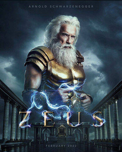 Arnold Schwarzenegger als Zeus