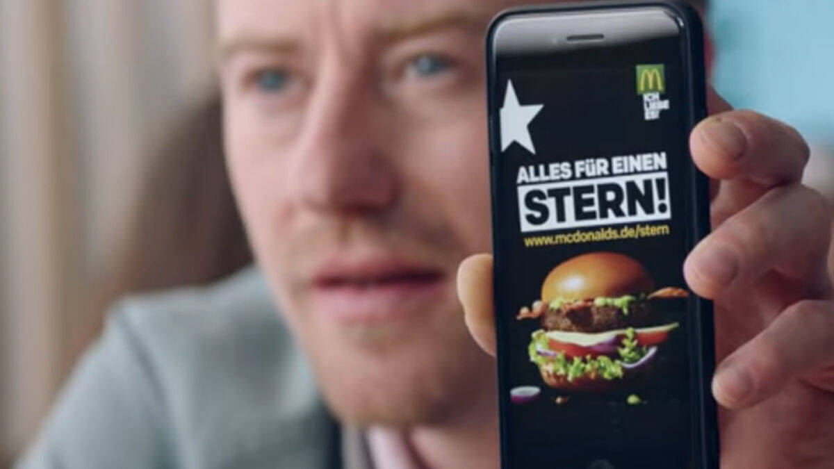 Bild aus dem aktuellen Youtube-Spot von McDonald's.