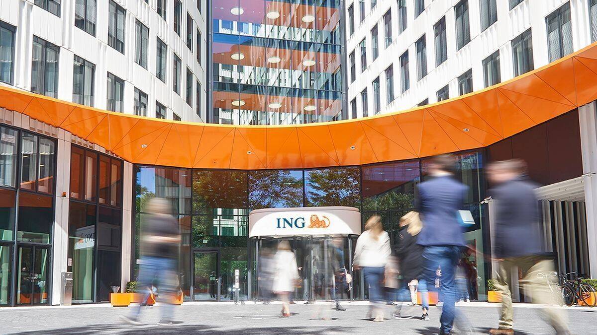 Die Zentrale der ING in Frankfurt am Main.