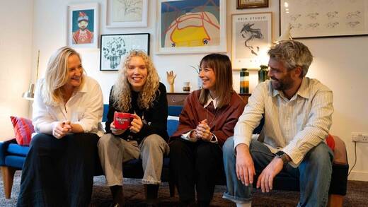 Lucky Generals operative Führungsriege MD Vickie Ridley (v.l.), CEO Cressida Holmes-Smith, CCO Shelley Smoler und CSO Damien Le Castrec