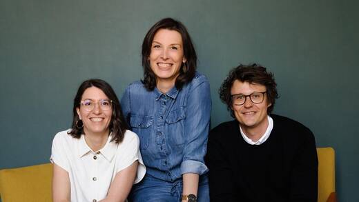 Die neue Führung: Jana Baum, Judith Barbolini, Paul Bremer.