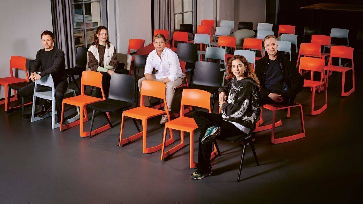 Top 5 Club 2026 (v.l.): Kevin Tiedgen, Nina Waiser, Maximilian Schöngen, Paulina Schumann und Till Eckel