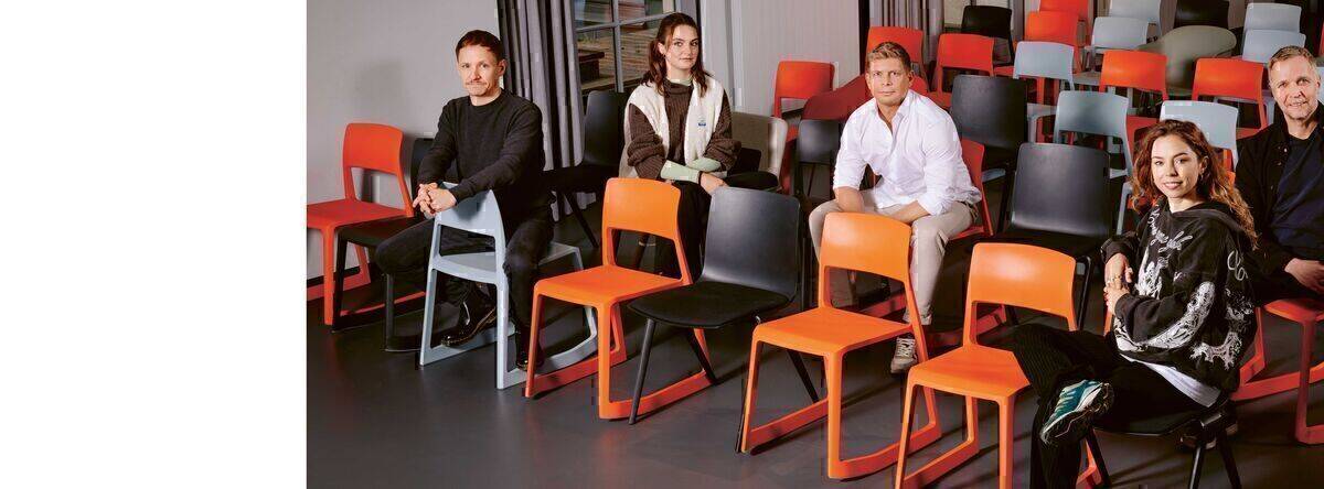 Top 5 Club 2026 (v.l.): Kevin Tiedgen, Nina Waiser, Maximilian Schöngen, Paulina Schumann und Till Eckel