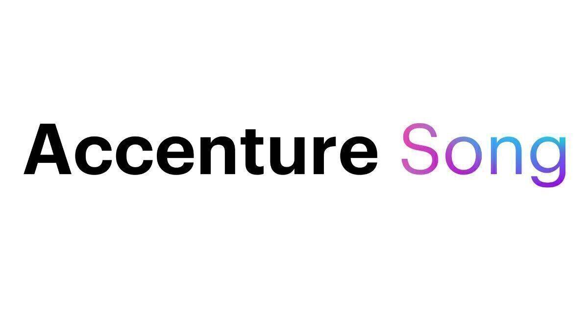 Mit diesem Logo geht "Accenture Song" an den Start.