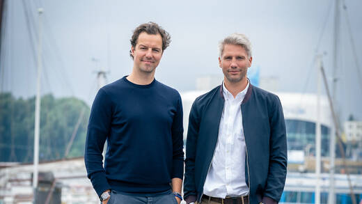 Fabian J. Fischer, CEO Etribes, und Sven Külper, CEO Orbit.