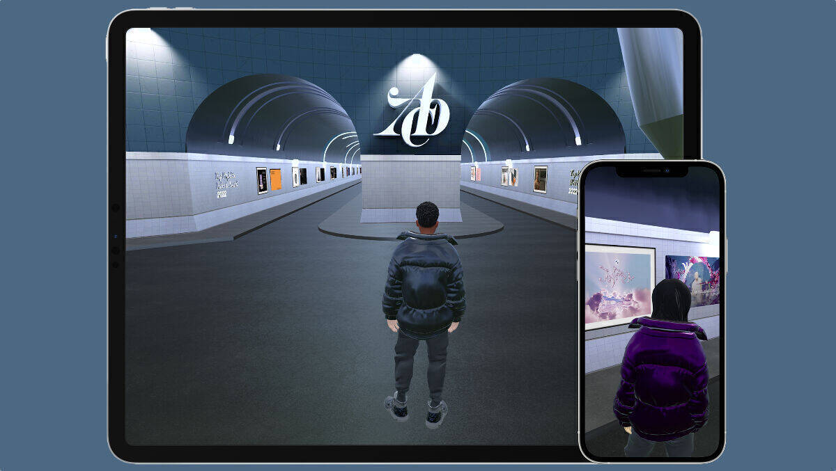 Mit dem Avatar eintauchen in die Virtual Gallery des ADC.