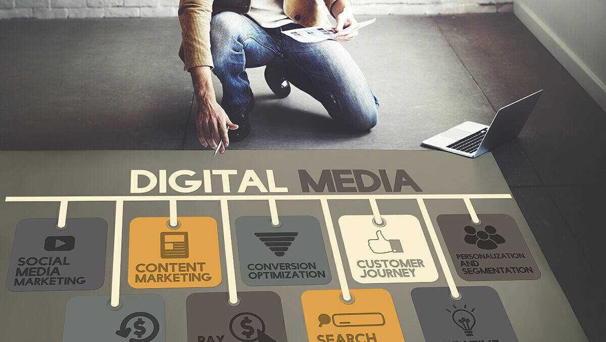 Seit Jahren auf Wachstumskurs: digitale Medien.