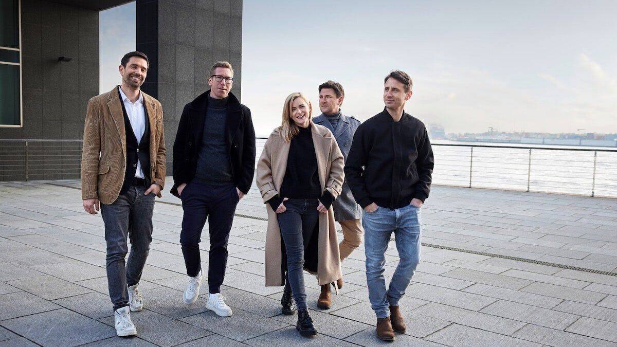 Jannik Büchler, Meik Vogler, Birgit Vernunft, Tobias Hildebrand und Björne Vernunft von Yours Truly.