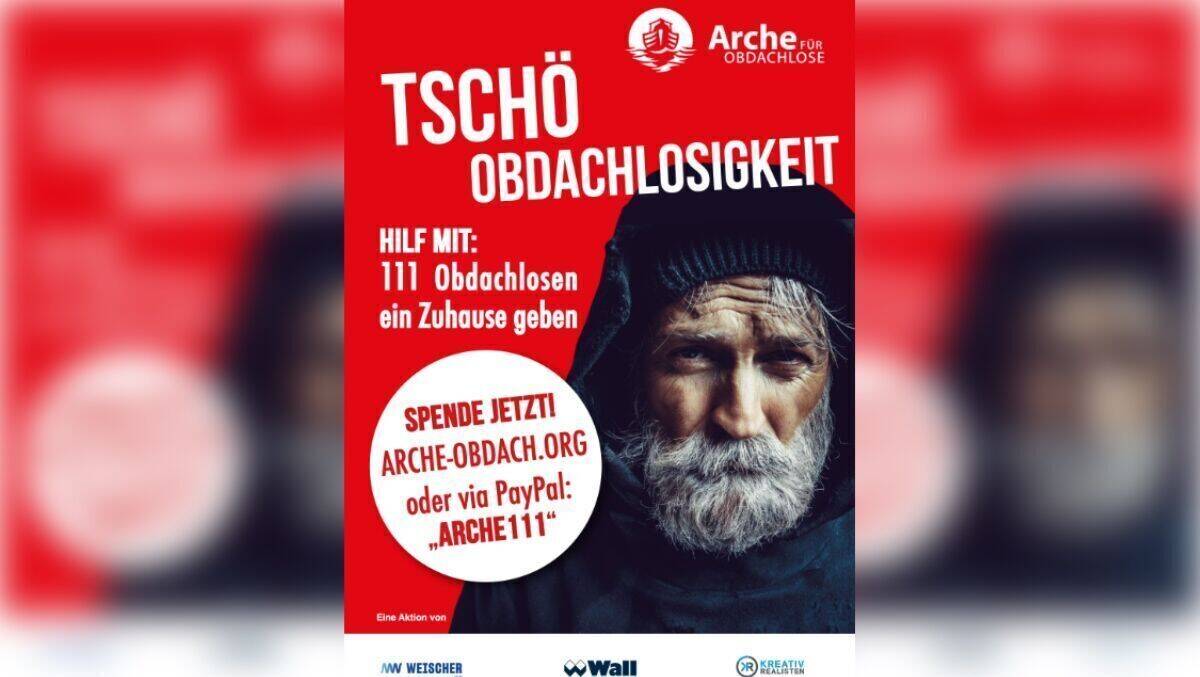 Mit diesen Plakaten soll Kölner Obdachlosen geholfen werden.