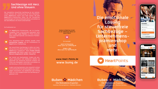 Buben und Mädchen GmbH stellt die "Heart Points" vor.