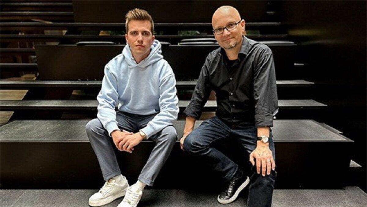 Florian Wegscheider und Olaf Nitz (re.), neue Leitung von-Staint Elmo's Boost