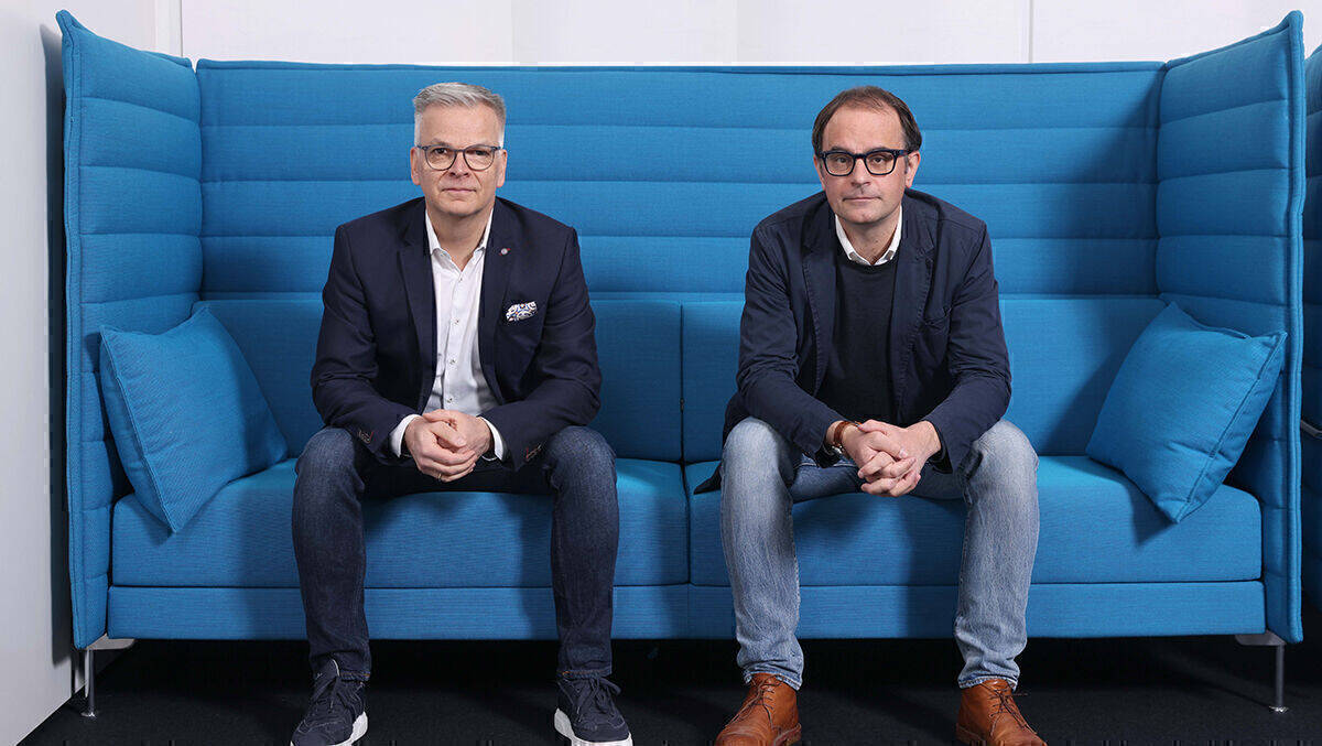 Die Chemie stimmt: Sebastian Hardieck (r.) und Tobias Bartenbach