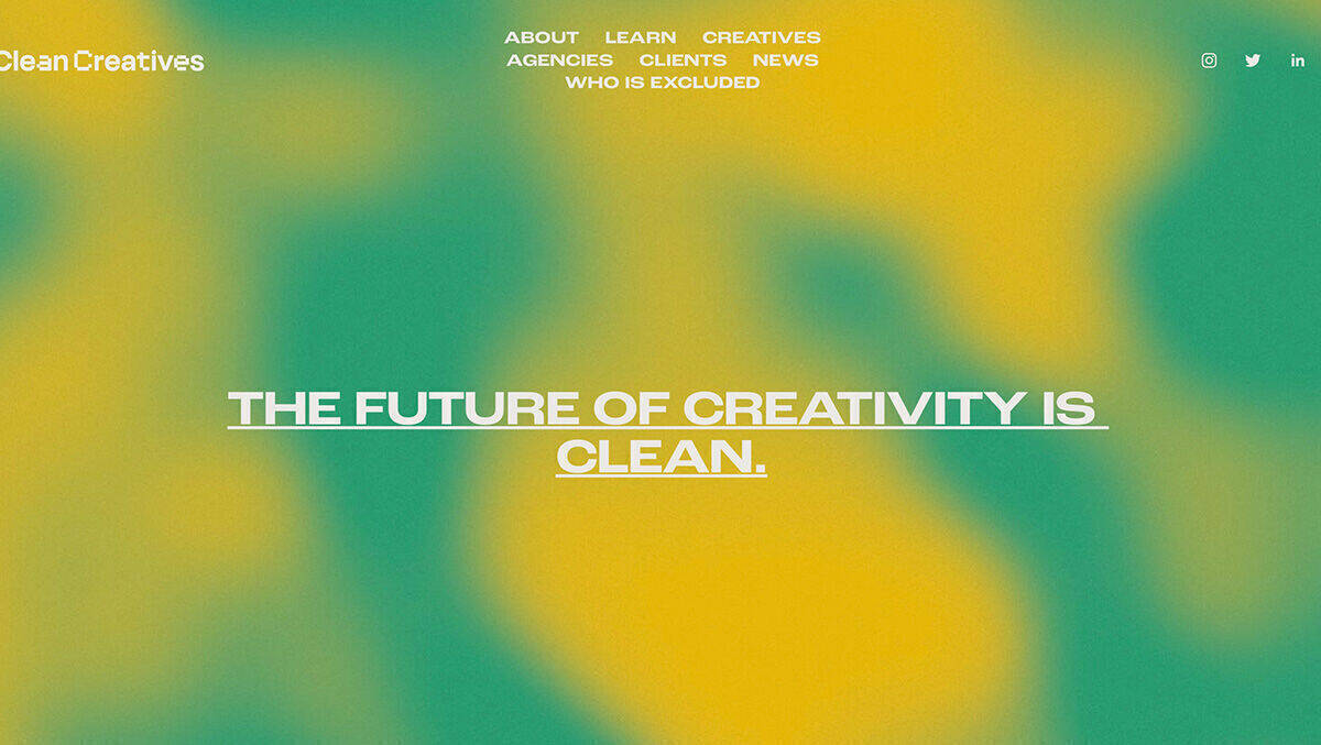 Die Zukunft der Kreativität ist sauber. Daran glauben immer mehr Agenturen.
