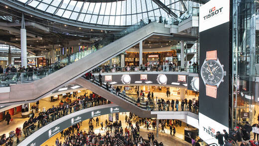 Unibail-Rodamco-Westfield betreibt 57 Shopping Center in Europa. Nun soll das enorme Werbeflächenpotenzial konzentrierter gesteuert werden. 