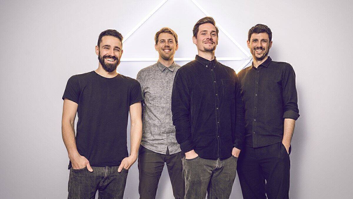 Die Chefs: Peter Wagner, Constantin-Balte von Kügelgen, Jan Wanger und Marius Hirschmann (v.l.).