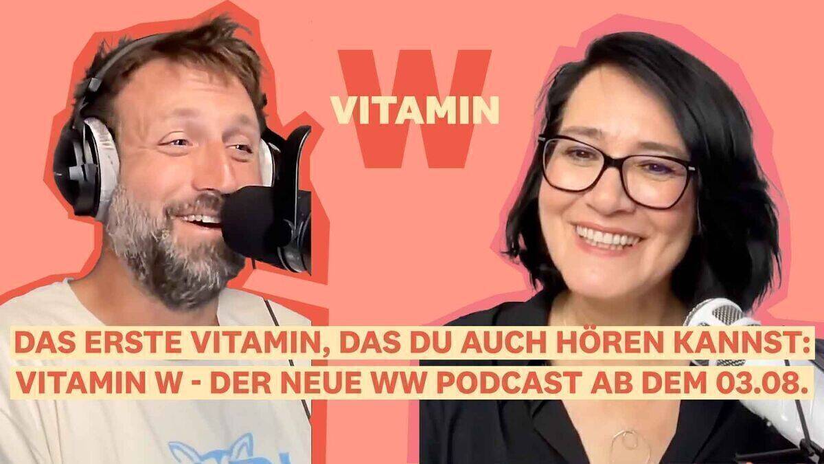 Paul Ripke und Melanie Henke sind die Hosts des neuen WW-Podcasts "Vitamin W".