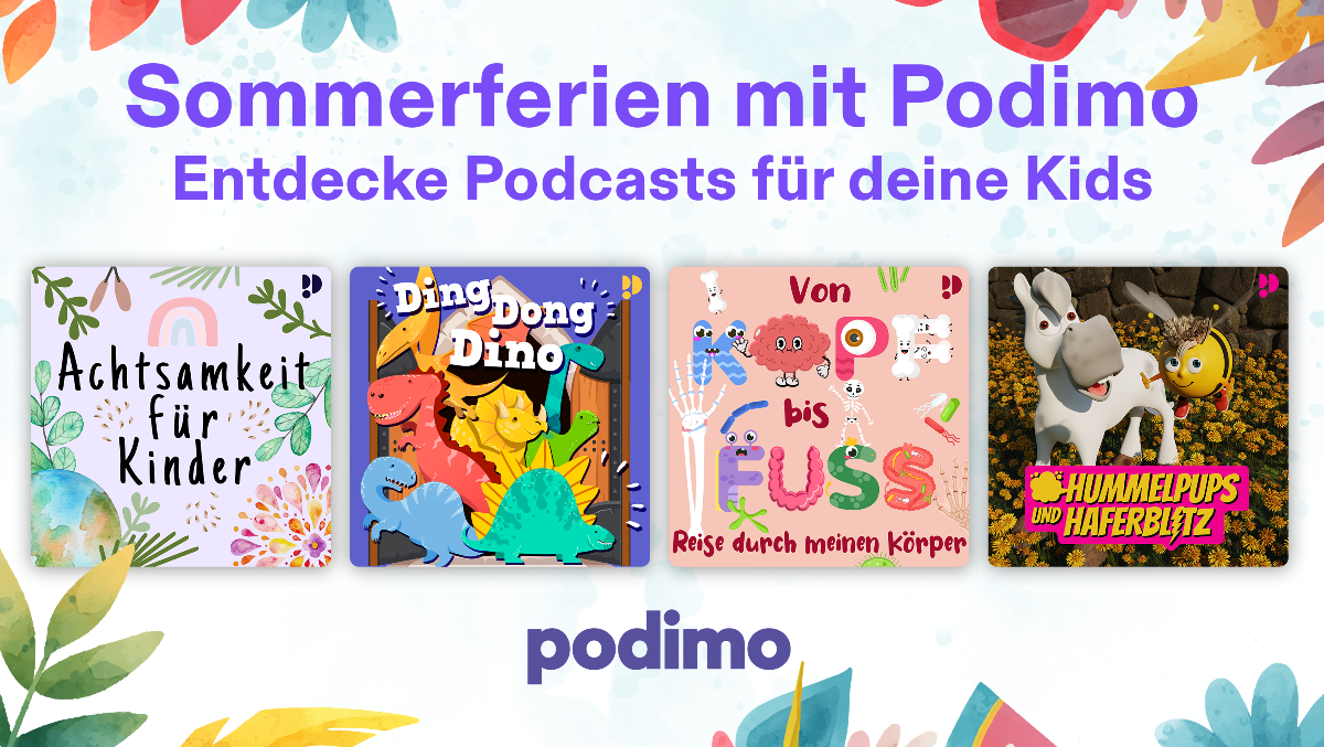 Podimo weitert sein Angebot für Kinder aus.