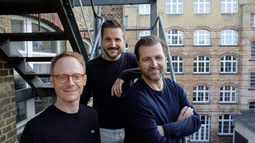 Stephan Schreyer, Julian Kohn und Ruslan Kohn (v.l.) kooperieren ab sofort unter dem Namen "Audio Brand Partner".