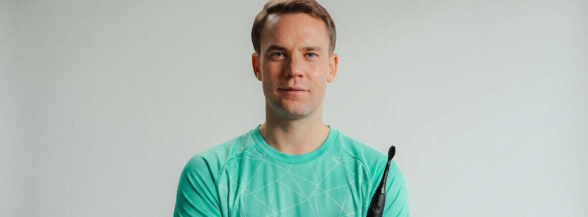 Manuel Neuer ist für Happybrush mit mehr als ein Werbegesicht.